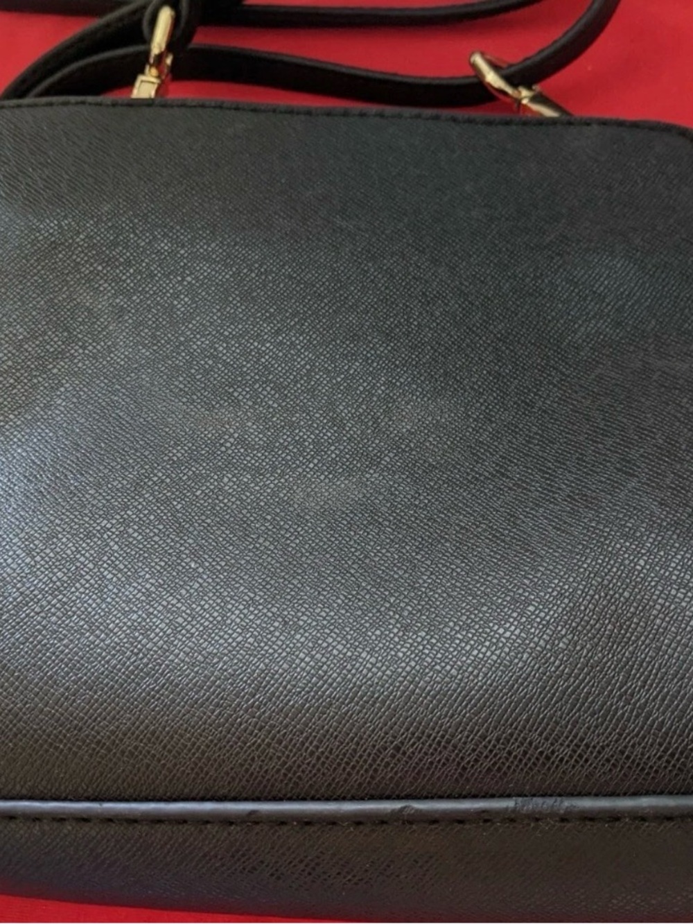 Christian Siriano Black and Metallic Chevron Mini Crossbody - Picture 2 of 5